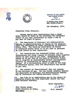 1979-12, letters exchanged as PM for BC reservations