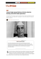 Charan Singh exposed failures of Soviet collective farming. And saved Indian agriculture