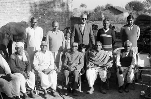 1984 Dr. Jai Pal Singh with uncles and cousins at village Bharangpur, Dist Hapur