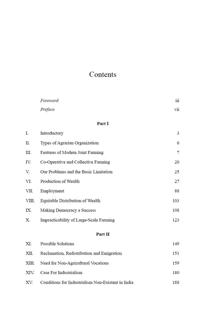 Joint Farming X-Rayed: the Problem and its Solution